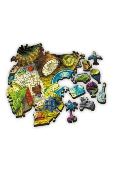 Puzzle drewniane 501 el. Kolorowe koktajle Trefl