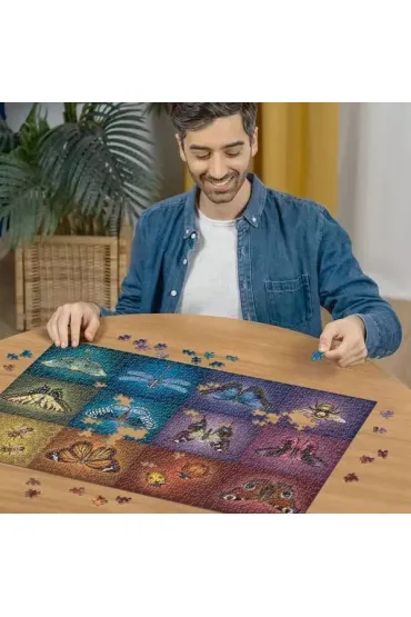 Puzzle 1000 el. Pi�kne skrzydlate owady Ravensburger