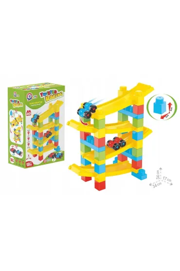 Zakr�cony tor wy�cigowy 40el Technok