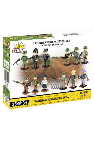Historical collection wwii Powstanie Warszawskie 1944 - 3 Figurki