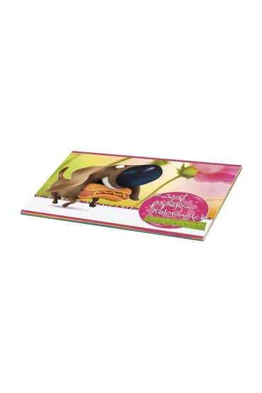 Koma-Plast Zeszyt papier�w kolorowych samoprzylepnych A5