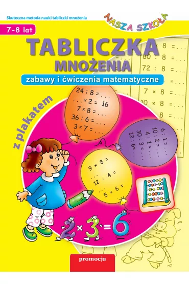 Tabliczka mno�enia z plakatem - Piotr Sobotka, Iwona  Sulima �awnik