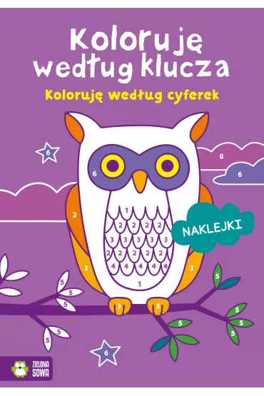Koloruj� wed�ug klucza. Koloruj� wed�ug cyferek