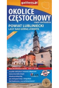 Mapa - Okolice Czstochowy cz.zachodnia 1:50 000