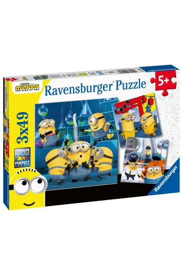 Puzzle 3x49 el. Minionki 2 Ravensburger