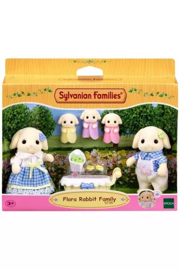Sylvanian Families Rodzina kr�lik�w Flora Rabbit Family 5735