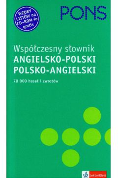 Pons współczesny słownik angielsko-polski polsko-angielski z płytą CD