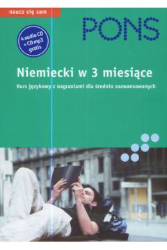PONS Niemiecki w 3 miesi�ce �redniozaawansowany