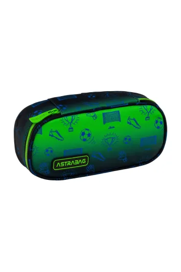 Pi�rnik saszetka owalna 1zamek Ombre Football ASTRA 503026069