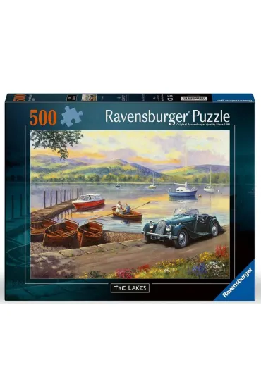 Puzzle 500 el. 2D Przystanek nad jeziorem Ravensburger