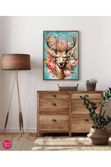 Puzzle 1000 el. Flower Deer CherryPazzi