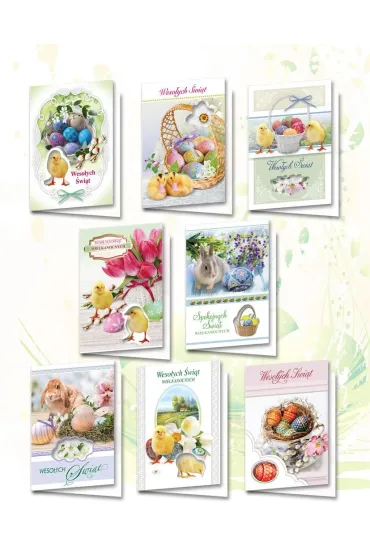 Top Graphic Karnet B6 BWD Wielkanoc �wieckie MIX 10 szt.