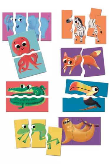 Puzzle Zwierzaki Ucz� si� Bawi�c Clementoni