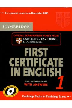 Cambridge first certificate in english 1