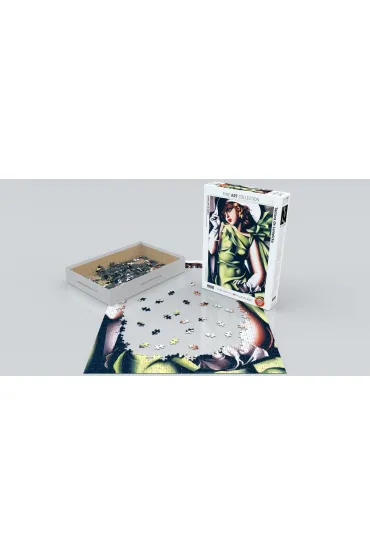 Puzzle 1000 el. M�oda dziewczyna, Tamara de Lempicka Eurographics