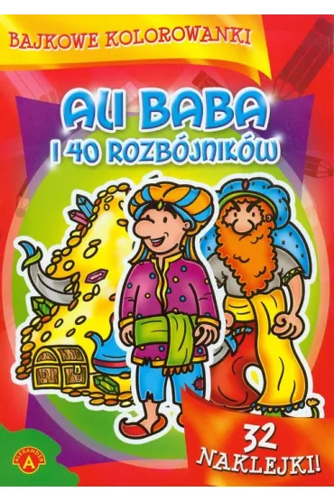 Bajkowe kolorowanki. Ali Baba *