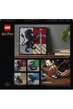 LEGO Art Harry Potter Herby Hogwartu 31201