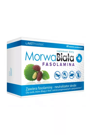 Avet Pharma Morwa Bia�a Plus Fasolamina Suplement diety 60 kaps.