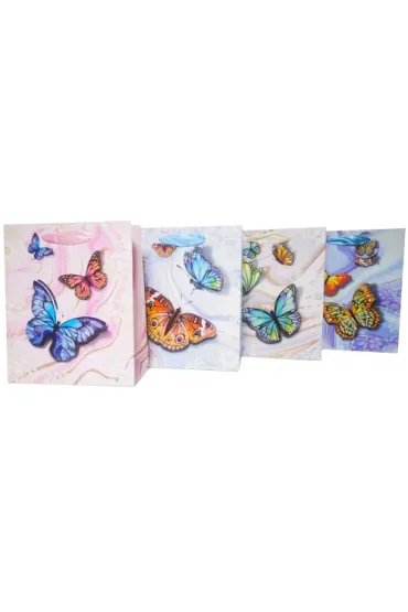 Rozette Torebka Lux z brokatem �rednia Motyl