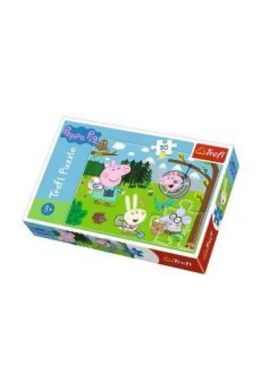 Puzzle 30 el. �winka Peppa. Le�na wyprawa Trefl
