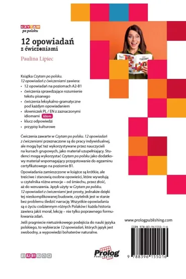 Czytam po polsku 12 opowiada� z �wiczeniami - Paulina Lipiec
