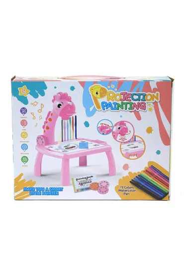 Projektor na baterie wymienne obrazki, akcesoria Adar