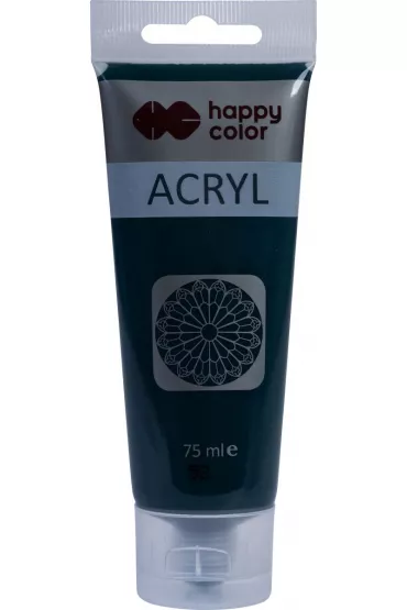 Happy Color Farba akrylowa ciemnozielona 75ml
