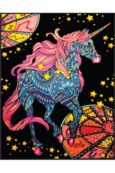 Kolorowanka welwetowa Jednoro�ec zodiak 47x35cm
