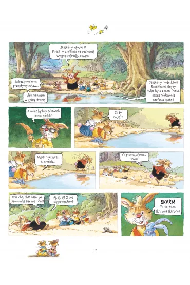 M�j pierwszy komiks 5+ Ani chwili wytchnienia! Pan Borsuk i pani Lisica. Tom 4 - Brigitte Luciani
