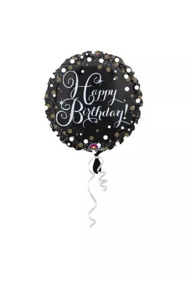 Amscan Balon foliowy Sparkling Birthday standard 43cm