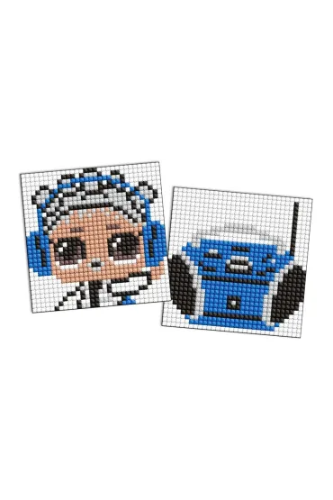 Diamentowa mozaika na magnes - LOL Boombox 9x9cm Ideyka