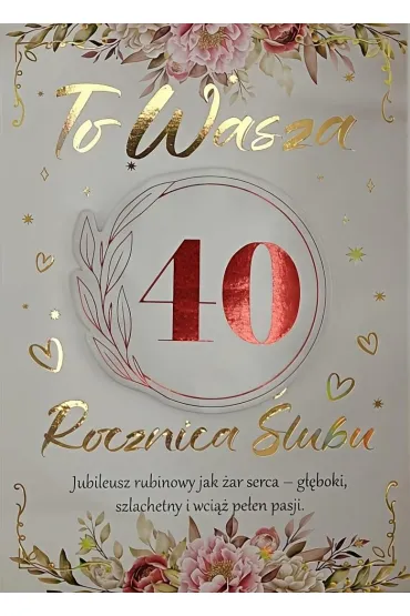 Yeku Karnet 3K Rocznica �lubu