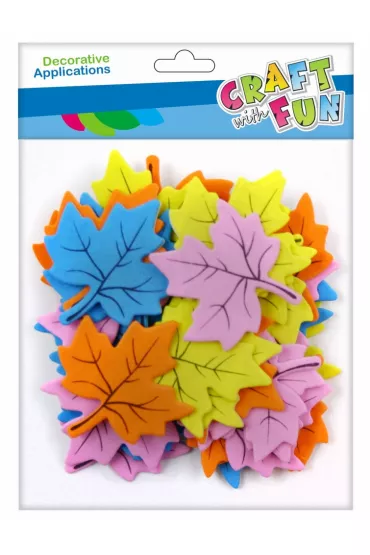 Craft with Fun Naklejki piankowe samoprzylepne Li�cie Klonu 463443