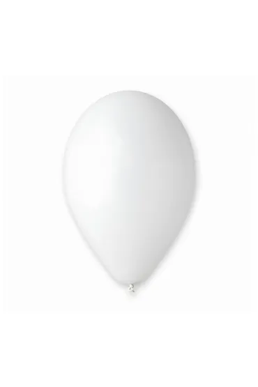 Godan Balony pastelowe Bia�e, A80, 23 cm, 100 szt.
