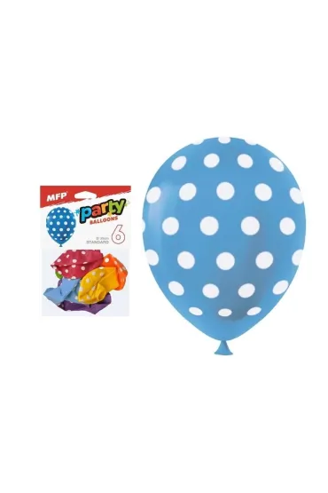 MFP Balon dmuchany kropki 30cm
