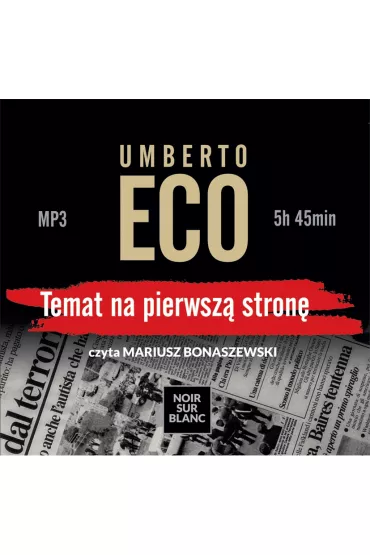 Audiobook Temat na pierwsz stron mp3 - Umberto Eco