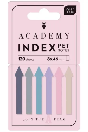 Interdruk Zak�adki indeksuj�ce Pet Academy Pastel 120 szt.