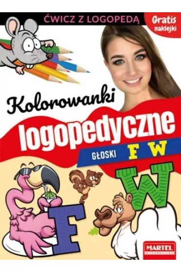 Kolorowanki logopedyczne goski F W