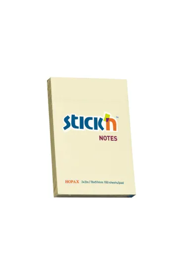 Stickn Notes samoprzylepny pastelowy ��ty 76 x 51 mm