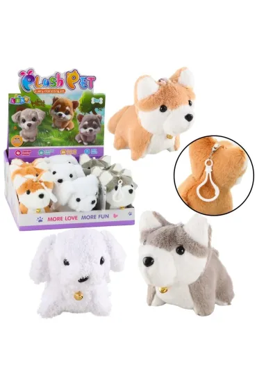 LeanToys Brelok piesek z kr�c�cym ogonkiem MIX