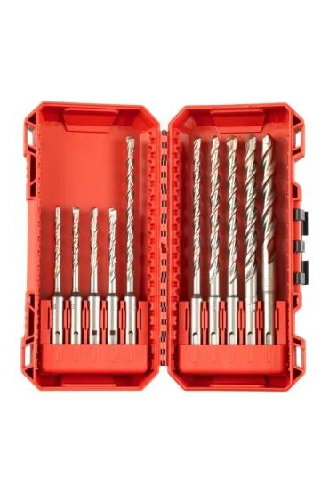 Milwaukee Wiert�o sds plus m2 kpl./5-6-6x110mm - 6-6-8-8-10-12-14x160mm/ 10 szt.