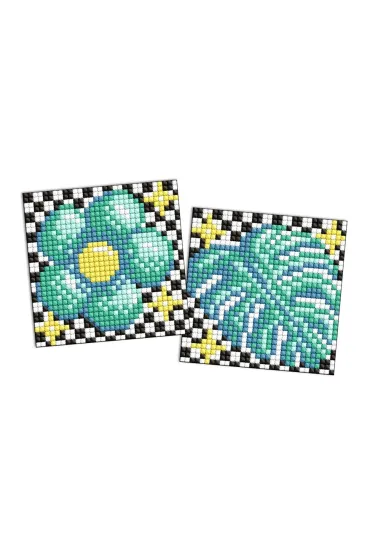 Diamentowa mozaika Kids - Kwiat i li�� 9x9cm Ideyka