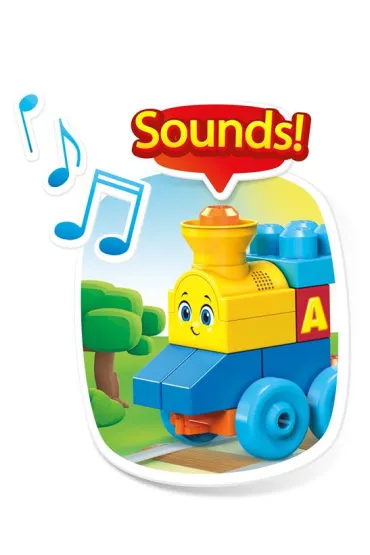 Fisher Price Mega Bloks Muzyczny pocig ABC FWK22