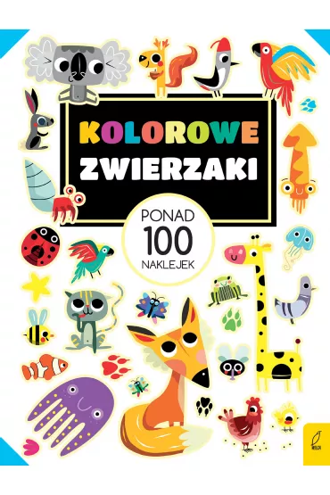 Ponad 100 naklejek. Kolorowe zwierzaki