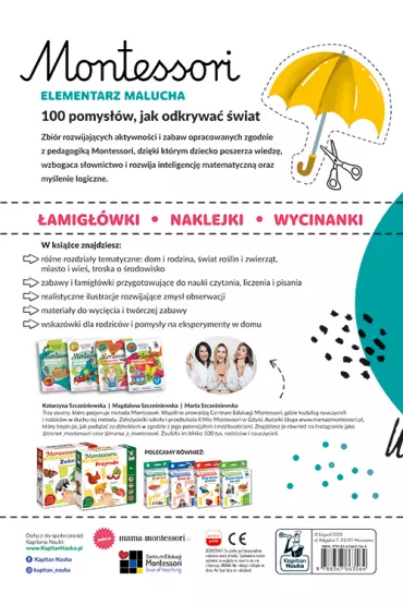 Montessori. Elementarz malucha - Katarzyna Szcze�niewska, Magdalena Szcze�niewska, Marta Szcze�niewska