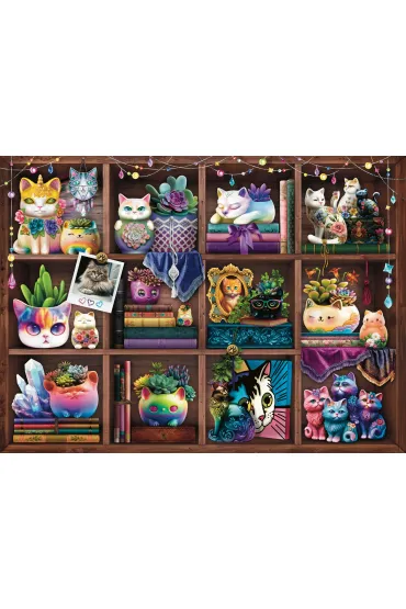 Puzzle 500 el. Koci Raj Ravensburger
