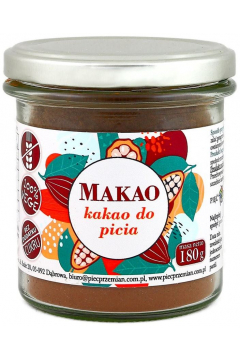 Pi Przemian Kakao do picia (makao) bez dodatku cukrw bezglutenowe 180 g