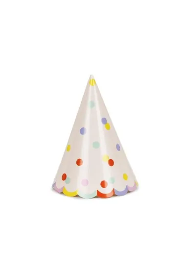 PartyDeco Czapeczki Konfetti 16cm 6 szt