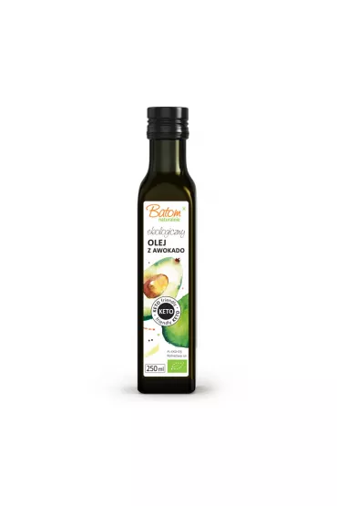 Batom Olej z awokado t�oczony na zimno keto 250 ml Bio