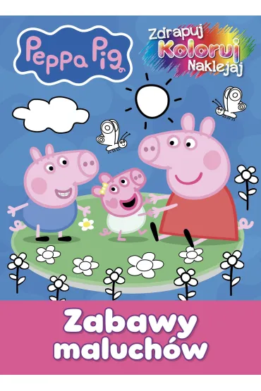 Rodzinka jest super! �winka Peppa. Zdrapuj, koloruj, naklejaj